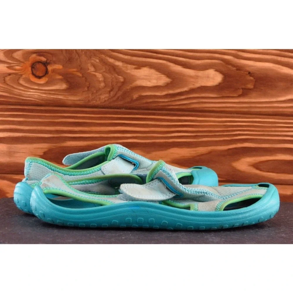 Nike ACG Toddler Girls Sz 12 Medium Blue‎ Sandals Fabric